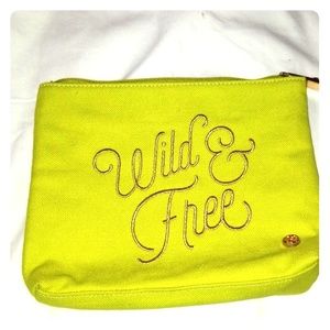 Spartina 449 Natural Linen Toiletry Bag - "WILD &